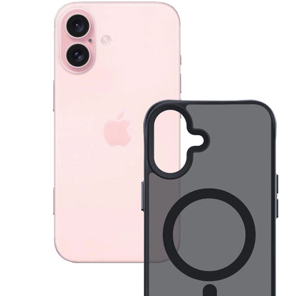Capa MagSafe para Apple iPhone 16, 3MK, Smoke MagCase, Preta