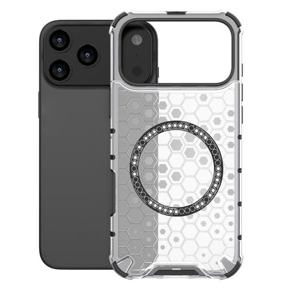 Capa MagSafe para Apple iPhone 17 Pro Max, Techsuit, HoneyComb Shield, Branca