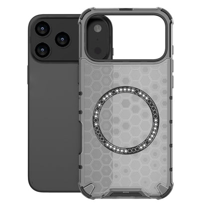 Capa MagSafe para Apple iPhone 17 Pro Max, Techsuit, HoneyComb Shield, Preta