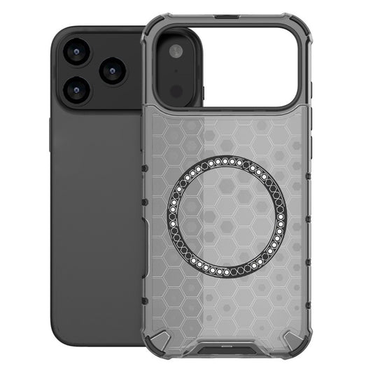 Capa MagSafe para Apple iPhone 17 Pro Max, Techsuit, HoneyComb Shield, Preta