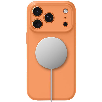 Capa MagSafe para Apple iPhone 17 Pro, Tech-Protect, Silicone, Laranja