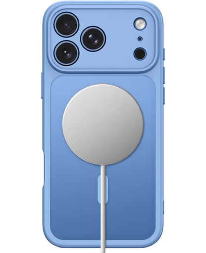Capa MagSafe para Apple iPhone 18 Pro / 17 Pro, Tech-Protect, BasicMag, Azul Mate