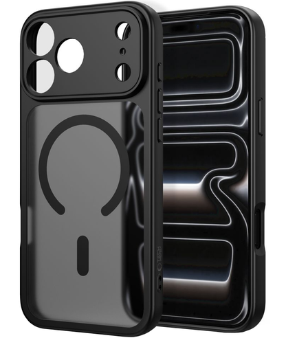 Capa MagSafe para Apple iPhone 18 Pro / 17 Pro, Tech-Protect, BasicMag, Preto Mate