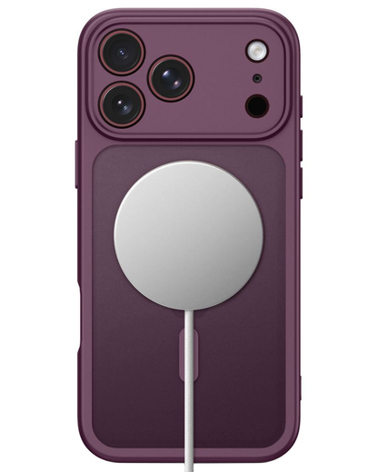 Capa MagSafe para Apple iPhone 18 Pro / 17 Pro, Tech-Protect, BasicMag, Vinho Mate
