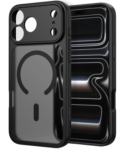 Capa MagSafe para Apple iPhone 18 Pro Max / 17 Pro Max, Tech-Protect, BasicMag, Preto Fosco