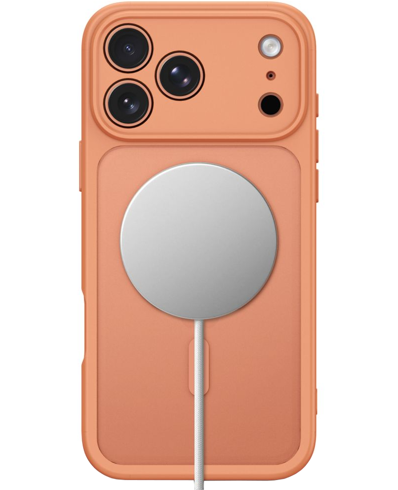 Capa MagSafe para Apple iPhone 18 Pro / 17 Pro, Tech-Protect, BasicMag, Laranja Fosca