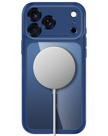 Capa MagSafe para Apple iPhone 18 Pro Max / 17 Pro Max, Tech-Protect, MagPeak CC, Azul Marinho