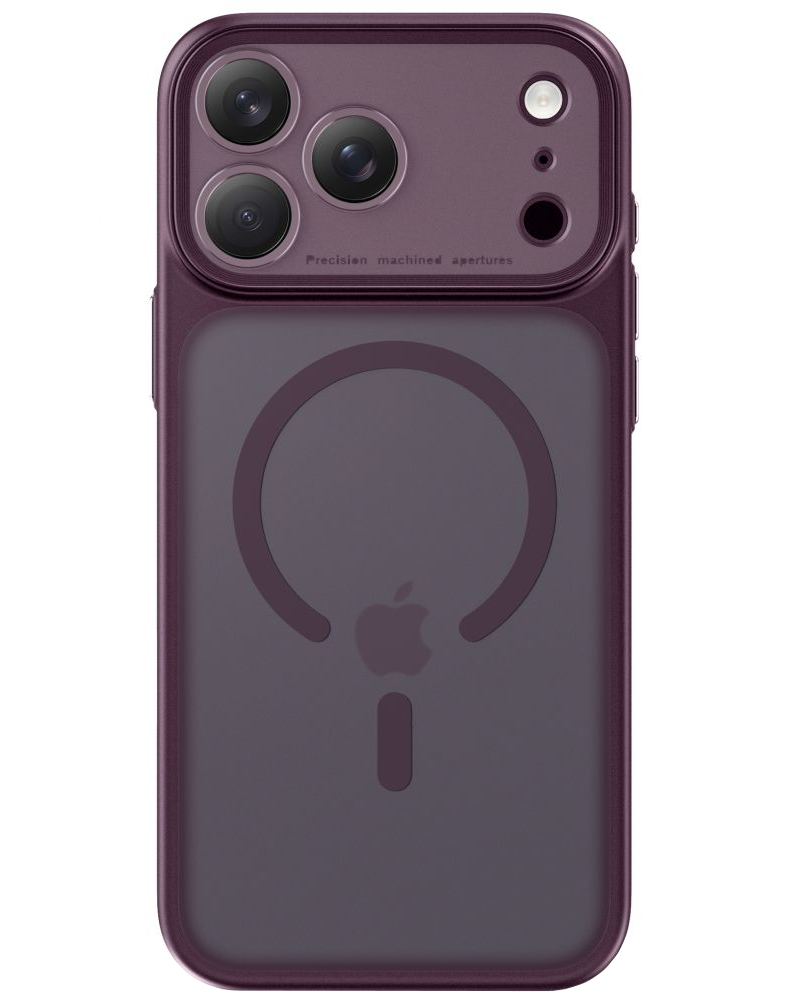 Capa MagSafe para Apple iPhone 18 Pro Max / 17 Pro Max, Tech-Protect, MagPrime CC, Vinho Fosco