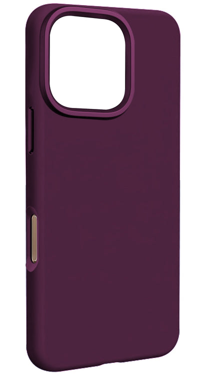 Capa MagSafe para Apple iPhone 16 Pro, Etteri, Silicone Mag, Vinho
