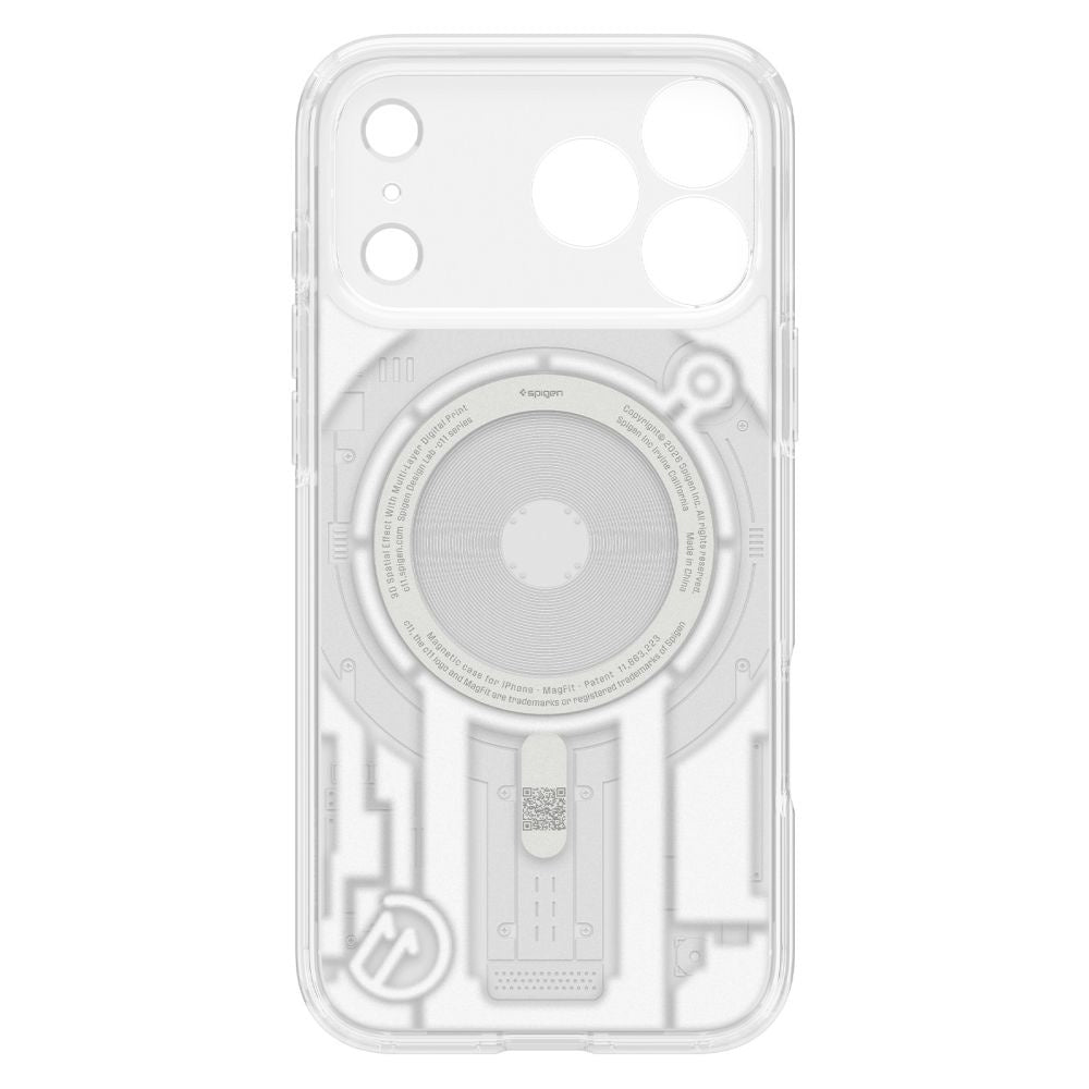 Capa MagSafe para Apple iPhone 18 Pro / 17 Pro, Spigen, C11 Ultra Hybrid MagFit Element, Branca ACS12308