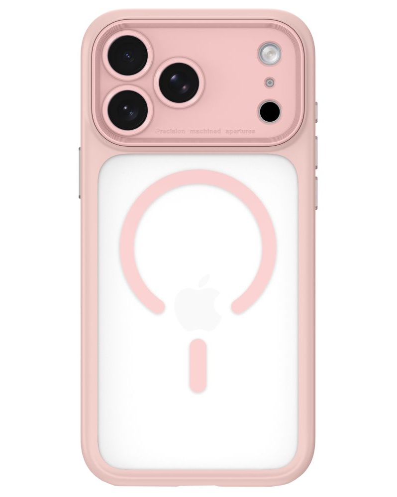 Capa MagSafe para Apple iPhone 18 Pro / 17 Pro, Tech-Protect, MagPeak CC, Rosa Mate