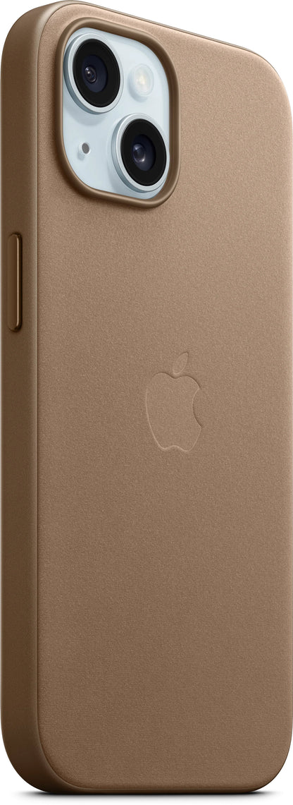 Capa MagSafe para Apple iPhone 15, FineWoven, Castanho MT3C3ZM/A