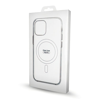Capa MagSafe para Apple iPhone 16 Pro, OEM, Transparente com Proteção para Câmara, Transparente