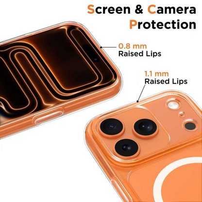 Capa MagSafe para Apple iPhone 17 Pro Max, Tech-Protect, MagPeak, Transparente