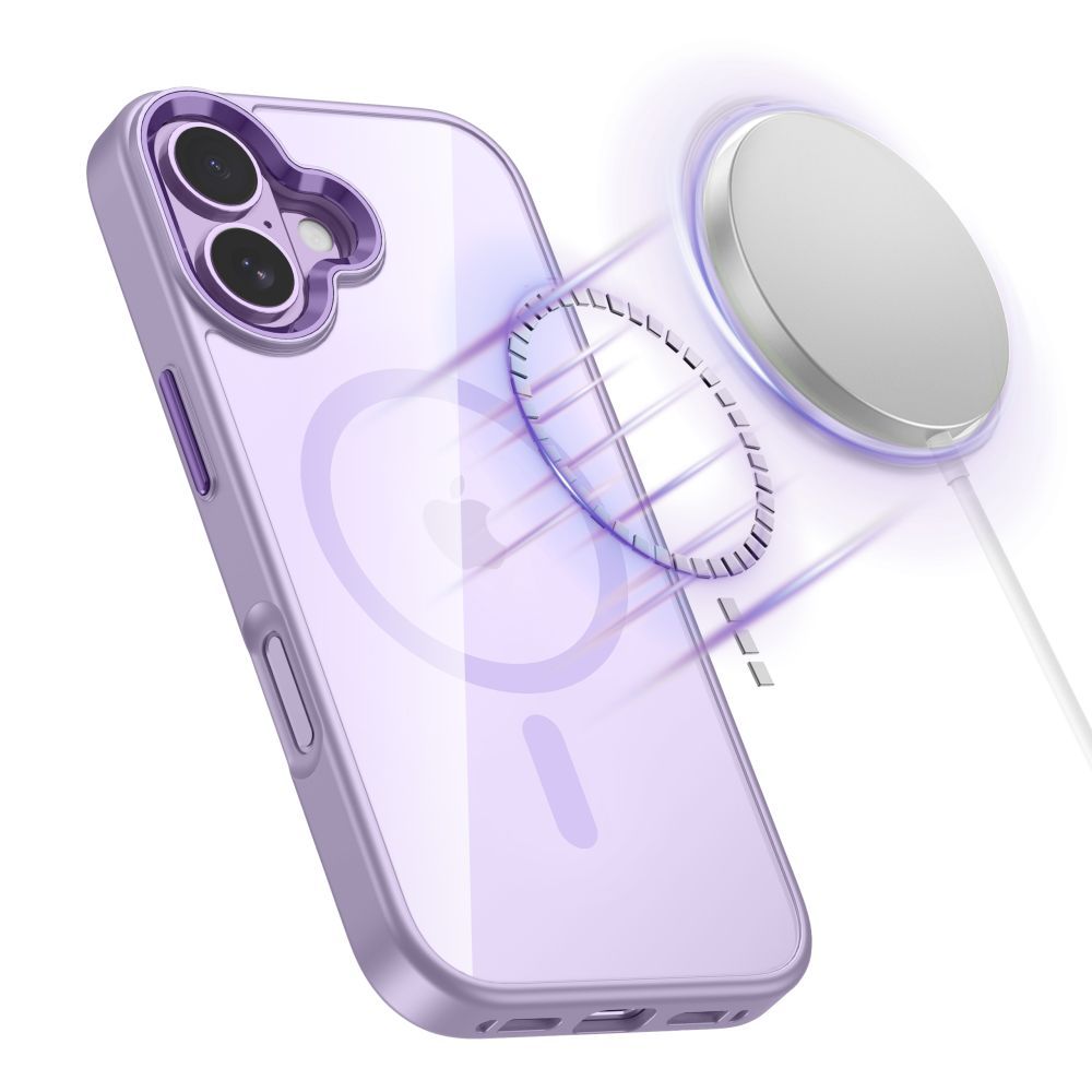 Capa MagSafe para Apple iPhone 17, Tech-Protect, Magmat, Roxo