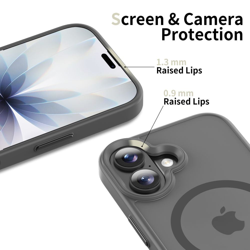 Capa MagSafe para Apple iPhone 17, Tech-Protect, Magmat, Cinza Mate
