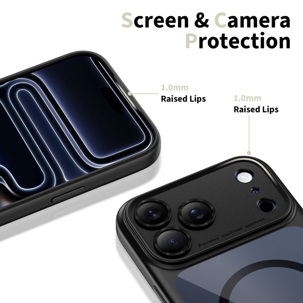 MagSafe Case for Apple iPhone 17 Pro, Tech-Protect, MagPeak, Navy Blue