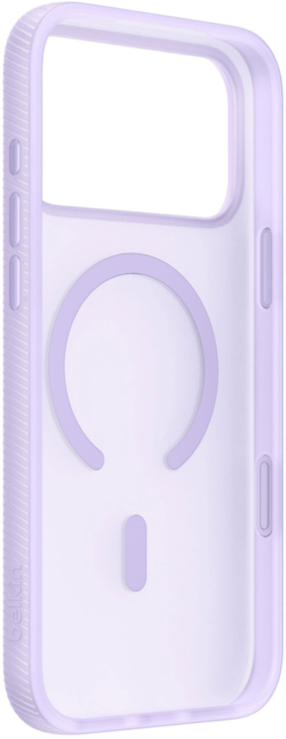 Capa MagSafe para Apple iPhone 17 Pro Max, Belkin, SheerForce Grip, Violeta MSA036hqLV