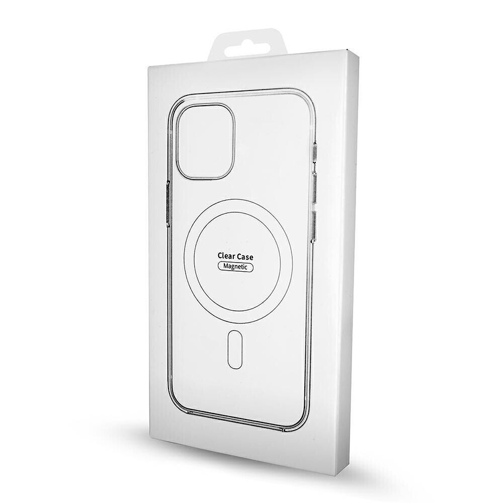 Capa MagSafe para Apple iPhone 16 Pro Max, OEM, Transparente com Proteção para a Câmera, Transparente