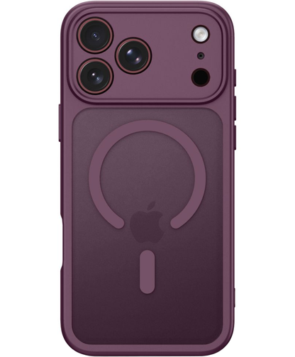 Capa MagSafe para Apple iPhone 18 Pro / 17 Pro, Tech-Protect, BasicMag, Vinho Mate