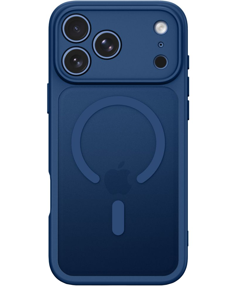 Capa MagSafe para Apple iPhone 18 Pro / 17 Pro, Tech-Protect, BasicMag, Azul Marinho Fosco