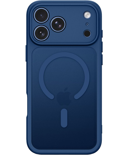 Capa MagSafe para Apple iPhone 18 Pro / 17 Pro, Tech-Protect, BasicMag, Azul Marinho Fosco