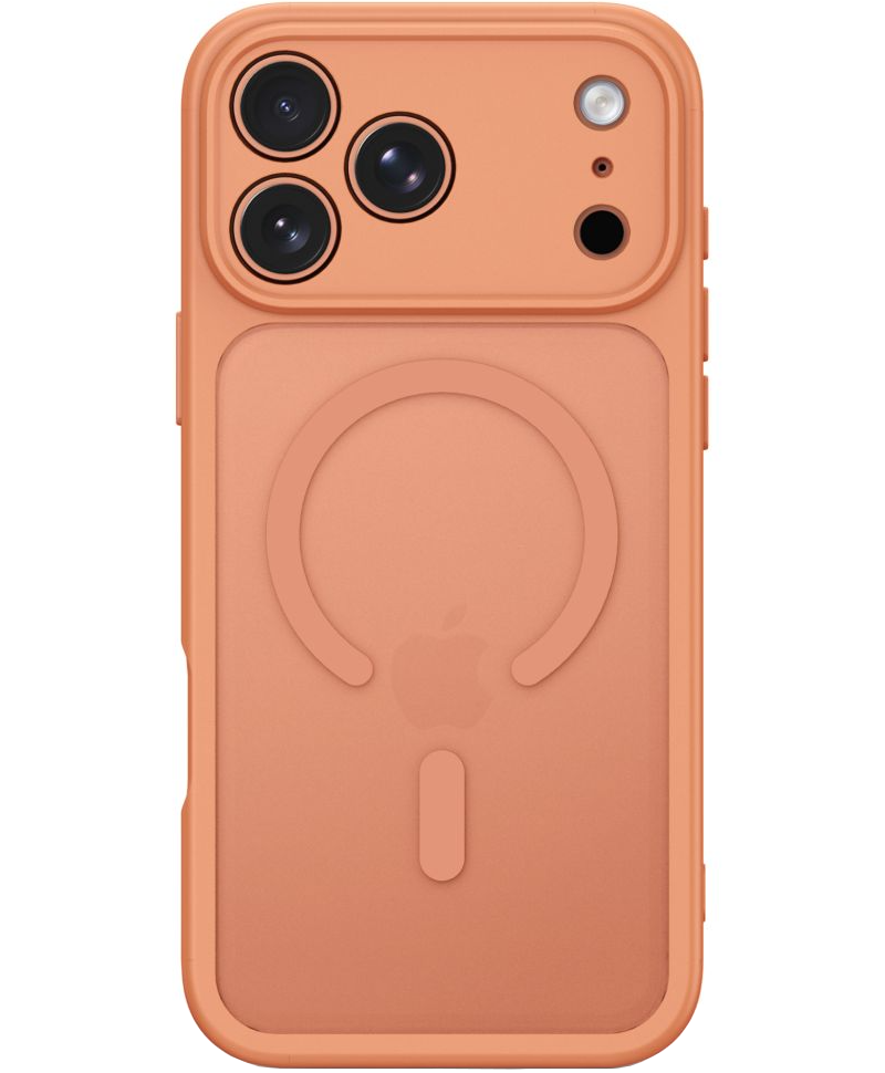 Capa MagSafe para Apple iPhone 18 Pro / 17 Pro, Tech-Protect, BasicMag, Laranja Fosca