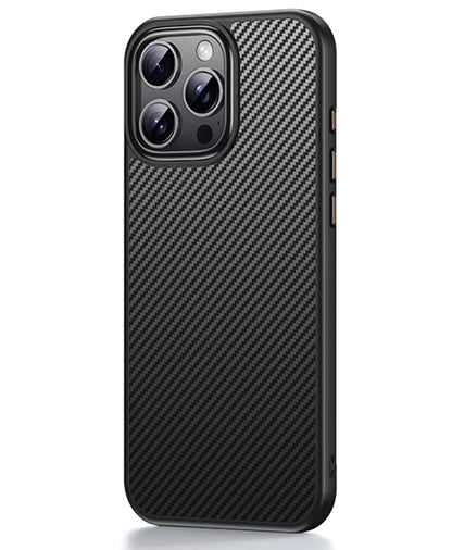 Capa MagSafe para Apple iPhone 16 Pro, OEM, Carbono, Preta