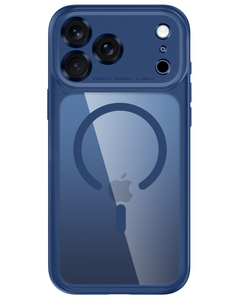 Capa MagSafe para Apple iPhone 18 Pro Max / 17 Pro Max, Tech-Protect, MagPeak CC, Azul Marinho