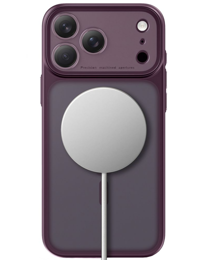 Capa MagSafe para Apple iPhone 18 Pro Max / 17 Pro Max, Tech-Protect, MagPrime CC, Vinho Fosco