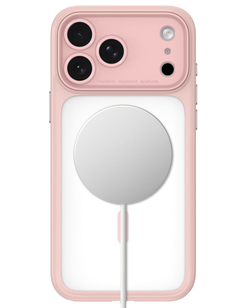 Capa MagSafe para Apple iPhone 18 Pro / 17 Pro, Tech-Protect, MagPeak CC, Rosa Mate