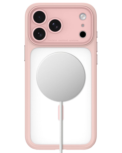 Capa MagSafe para Apple iPhone 18 Pro / 17 Pro, Tech-Protect, MagPeak CC, Rosa Mate