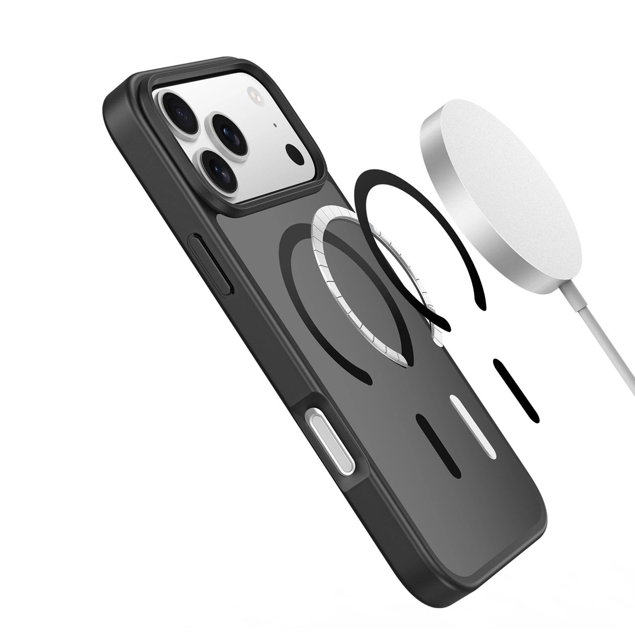 Capa MagSafe para Apple iPhone 17 Pro, DUX DUCIS, Yind, Preta