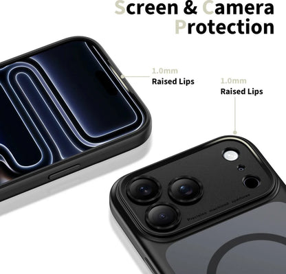 Capa MagSafe para Apple iPhone 17 Pro, Tech-Protect, MagPeak, Preto Fosco