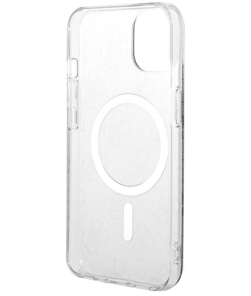 Capa MagSafe para Apple iPhone 15, Guess, 4G IML, Preta GUHMP15SH4STK