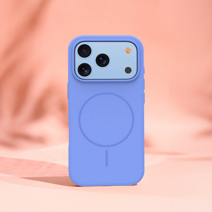 Capa MagSafe para Apple iPhone 18 Pro Max / 17 Pro Max, OEM, Silicone Fino, Azul