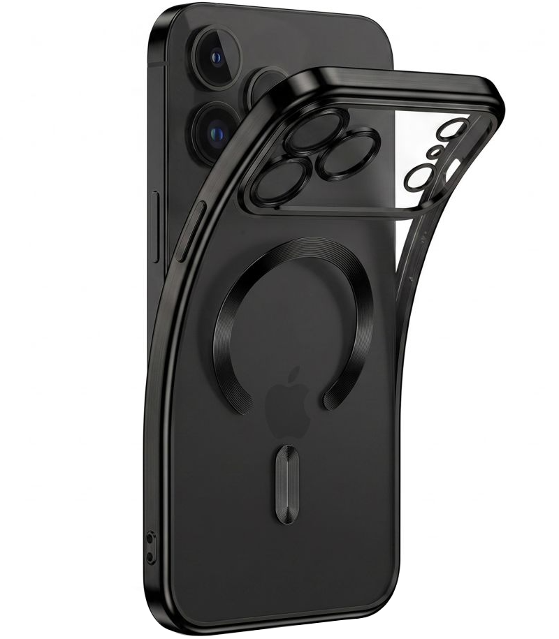 Capa MagSafe para Apple iPhone 18 Pro Max / 17 Pro Max, Tech-Protect, Magflex, Preto Satinado