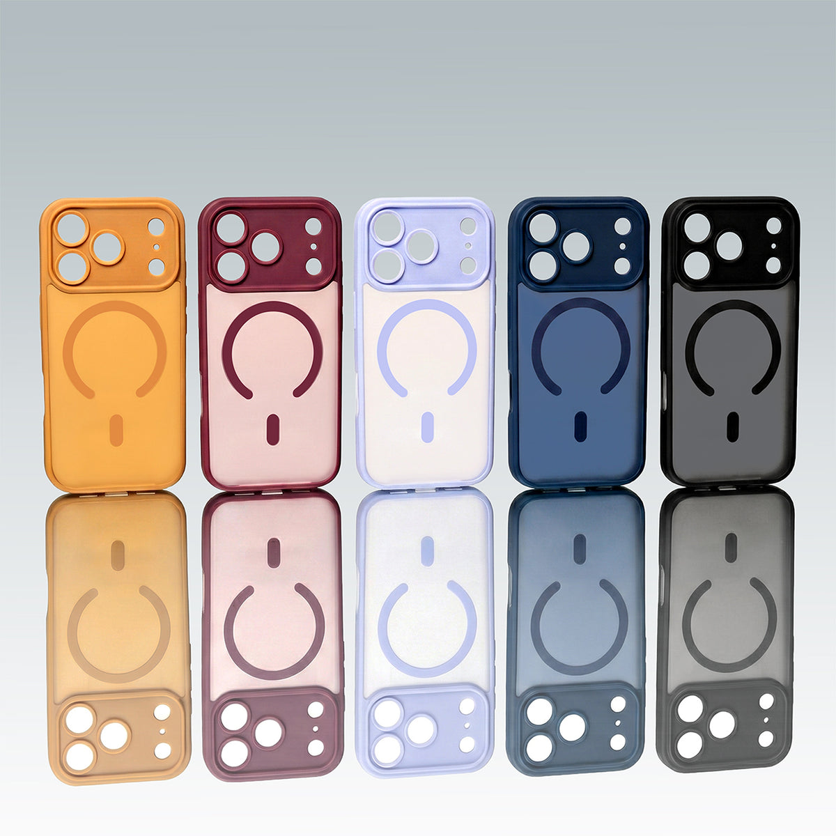 MagSafe Case for Apple iPhone 18 Pro Max / 17 Pro Max, Etteri, Matt Mag, Navy Blue