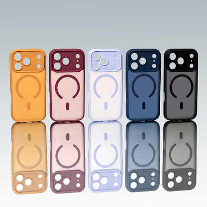MagSafe Case for Apple iPhone 18 Pro Max / 17 Pro Max, Etteri, Matt Mag, Navy Blue
