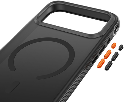 Capa MagSafe para Apple iPhone 18 Pro Max / 17 Pro Max, Tech-Protect, MagAir CC, Preta Mate