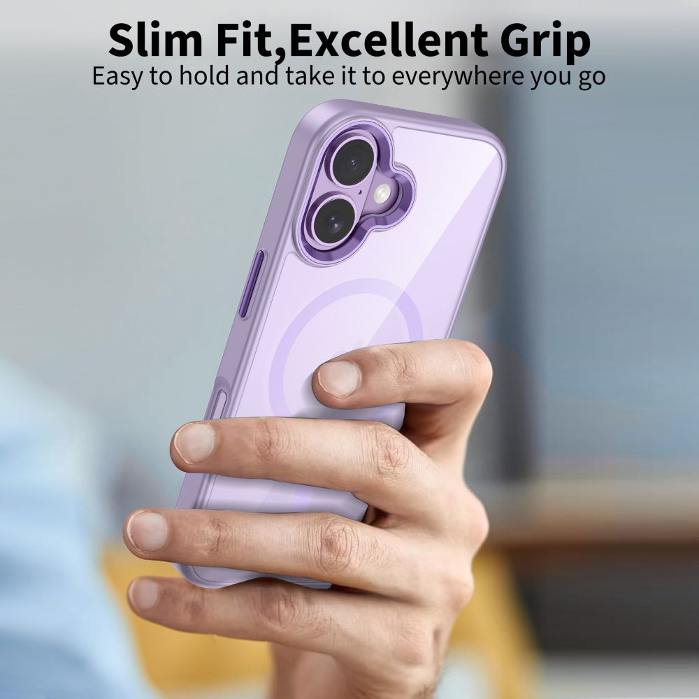 Capa MagSafe para Apple iPhone 17, Tech-Protect, Magmat, Roxo