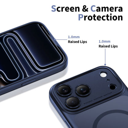 Capa MagSafe para Apple iPhone 17 Pro Max, Tech-Protect, MagPeak, Azul Mate