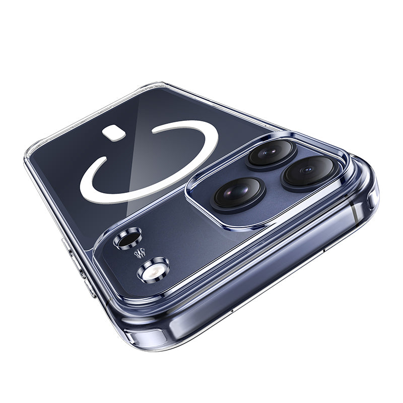 Capa MagSafe para Apple iPhone 17 Pro Max, Borofone, BI5 Ice Shield, Transparente
