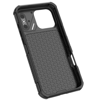 Capa MagSafe para Apple iPhone 16 Pro, OEM, Proteção de Carbono e Cantos, Roxo