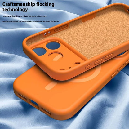 Capa MagSafe para Apple iPhone 17 Pro, OEM, Silicone Líquido, Rosa