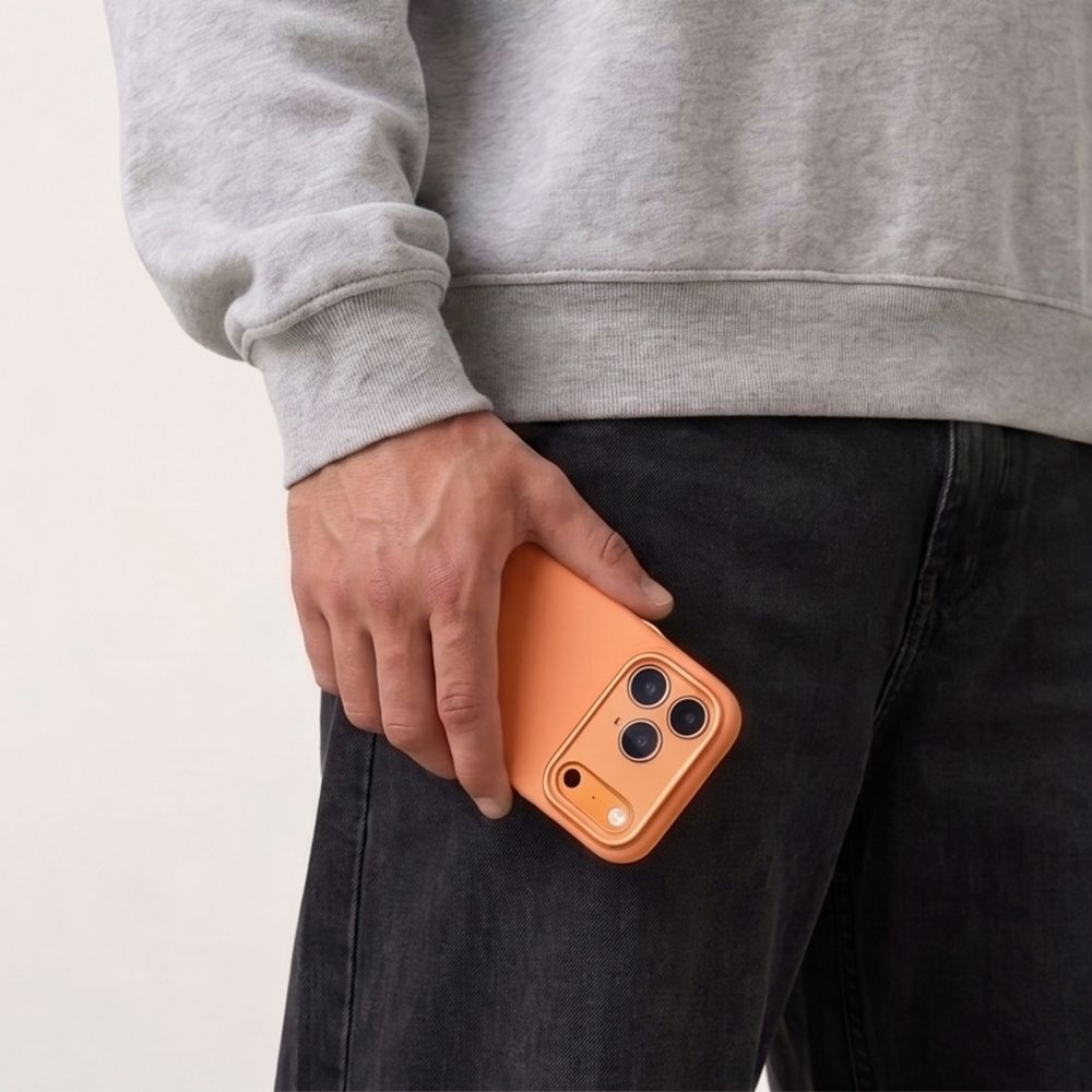 Capa MagSafe para Apple iPhone 18 Pro / 17 Pro, Tech-Protect, Uniq CC, Laranja