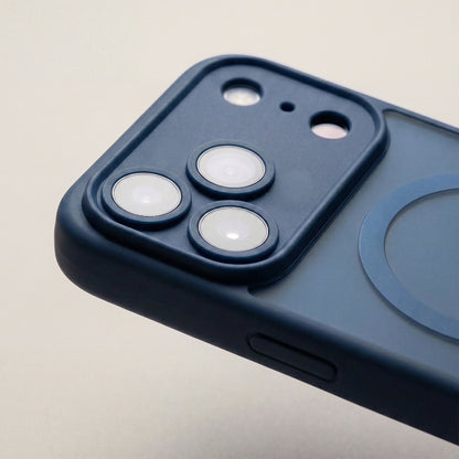 MagSafe Case for Apple iPhone 18 Pro Max / 17 Pro Max, Etteri, Matt Mag, Navy Blue