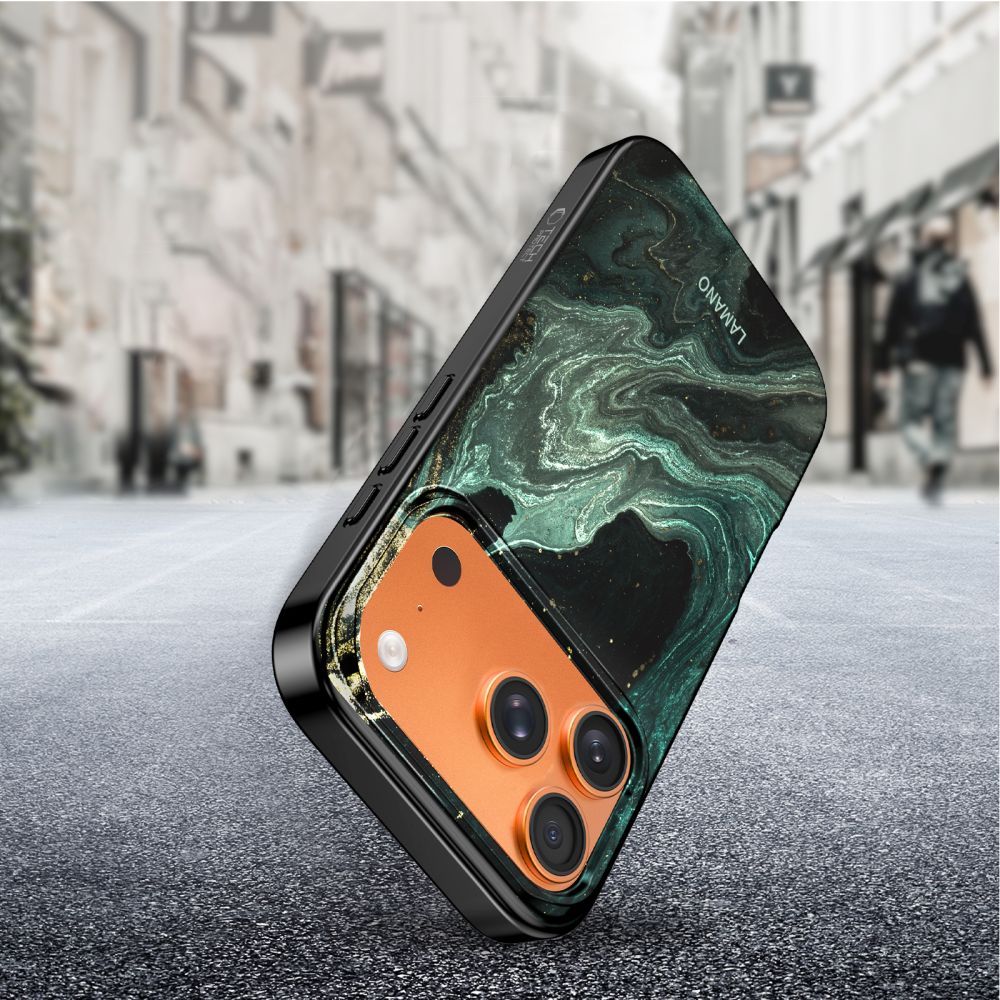 Capa MagSafe para Apple iPhone 17 Pro Max, Tech-Protect, Lamano Aura, Verde