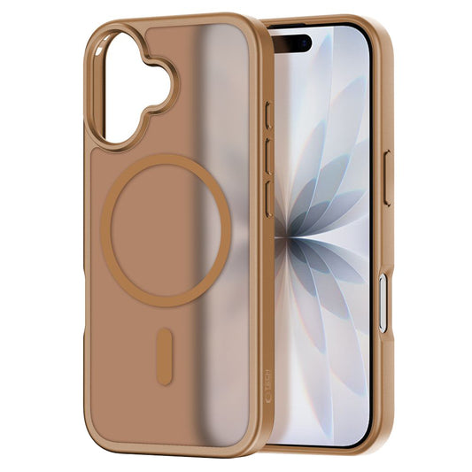 Capa MagSafe para Apple iPhone 17, Tech-Protect, BasicMag, Castanho