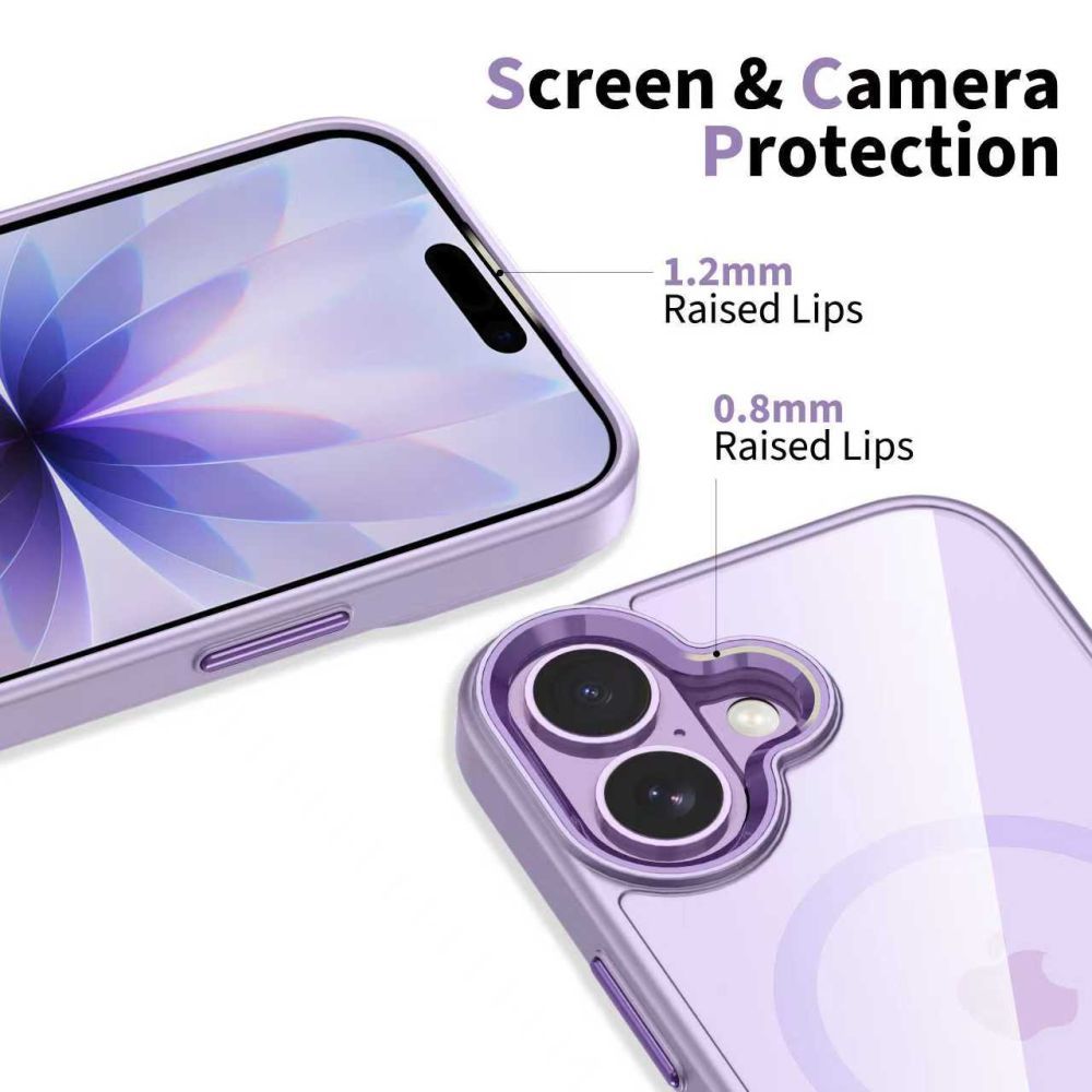 Capa MagSafe para Apple iPhone 17, Tech-Protect, Magmat, Roxo